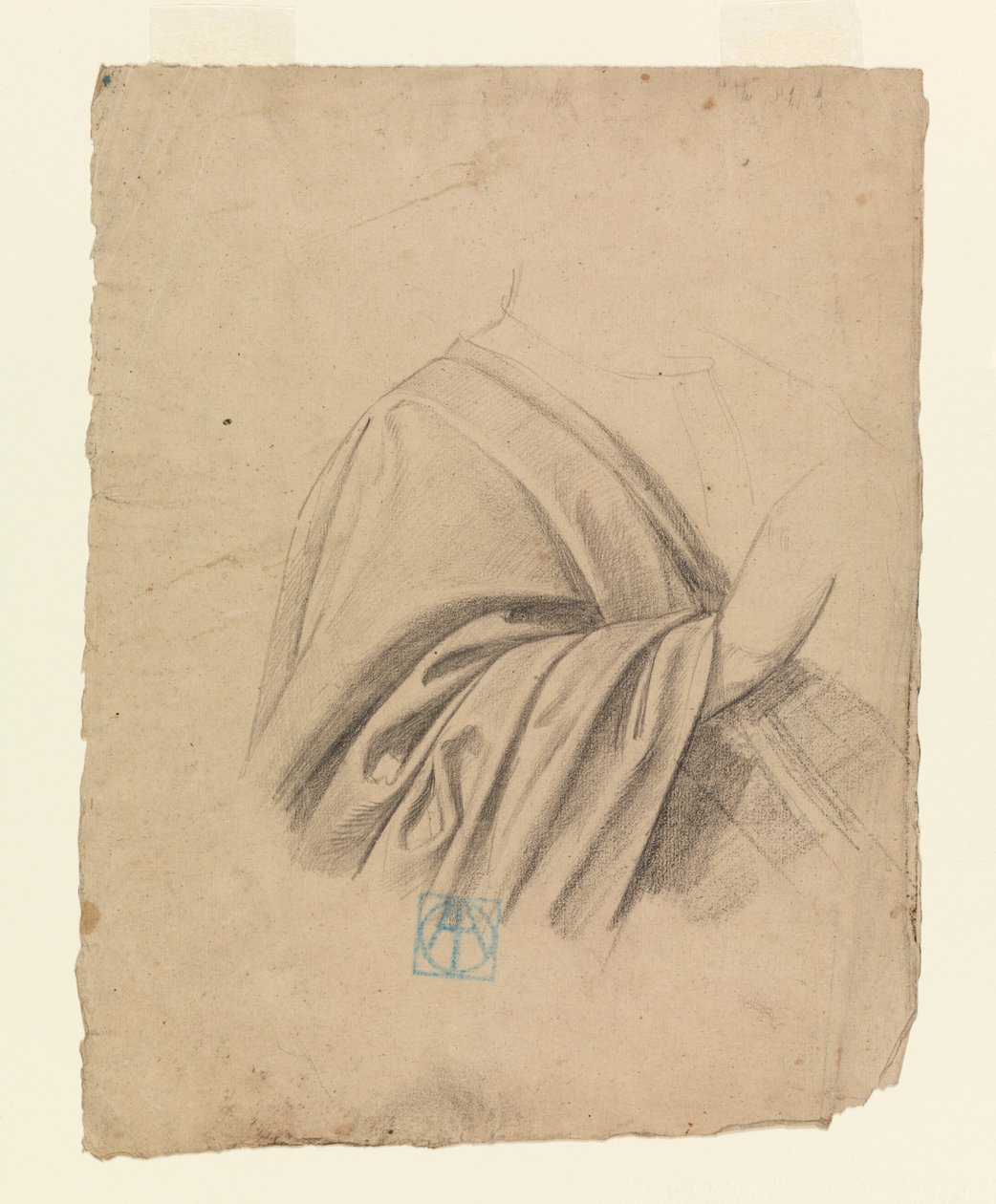 Drapery Study by Leon Dabo