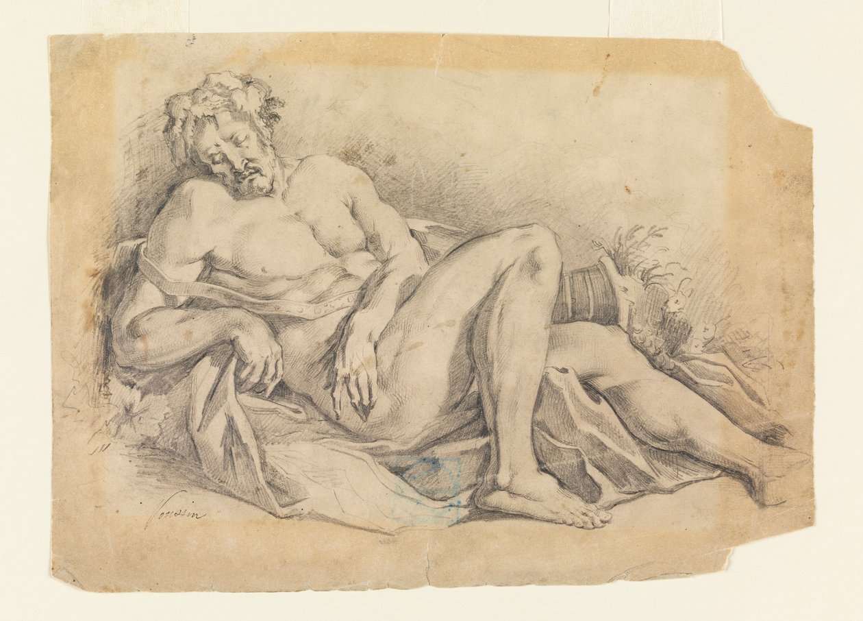 Bacchus Sleeping (after Poussin), 1886–92 by Leon Dabo