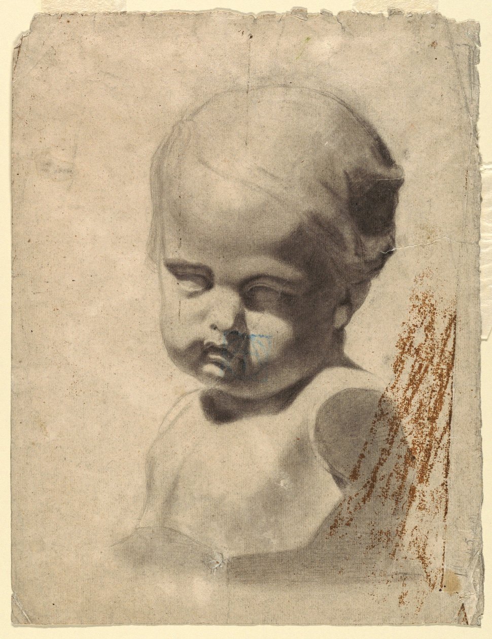 Study of a Bust of a Child (from a plaster cast), 1881–92 by Leon Dabo