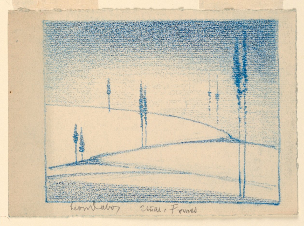 Snowy Landscape by Leon Dabo