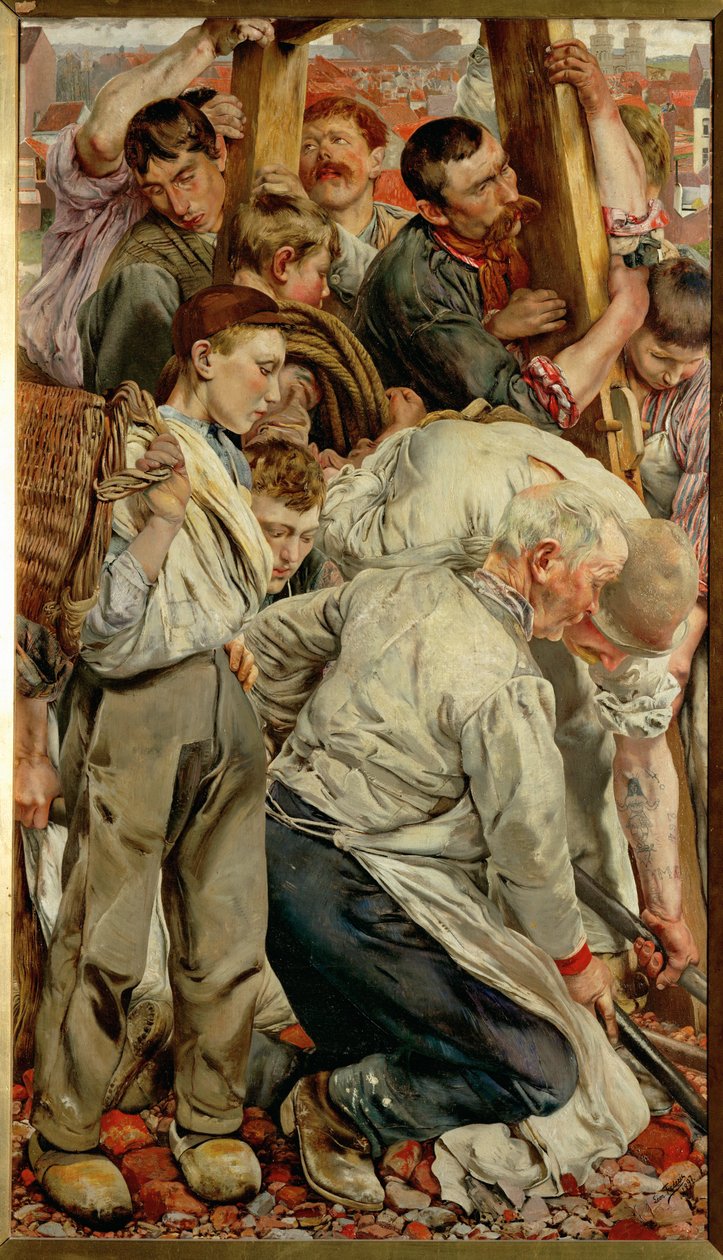 The Men - Left by Leon Henri Marie Frederic