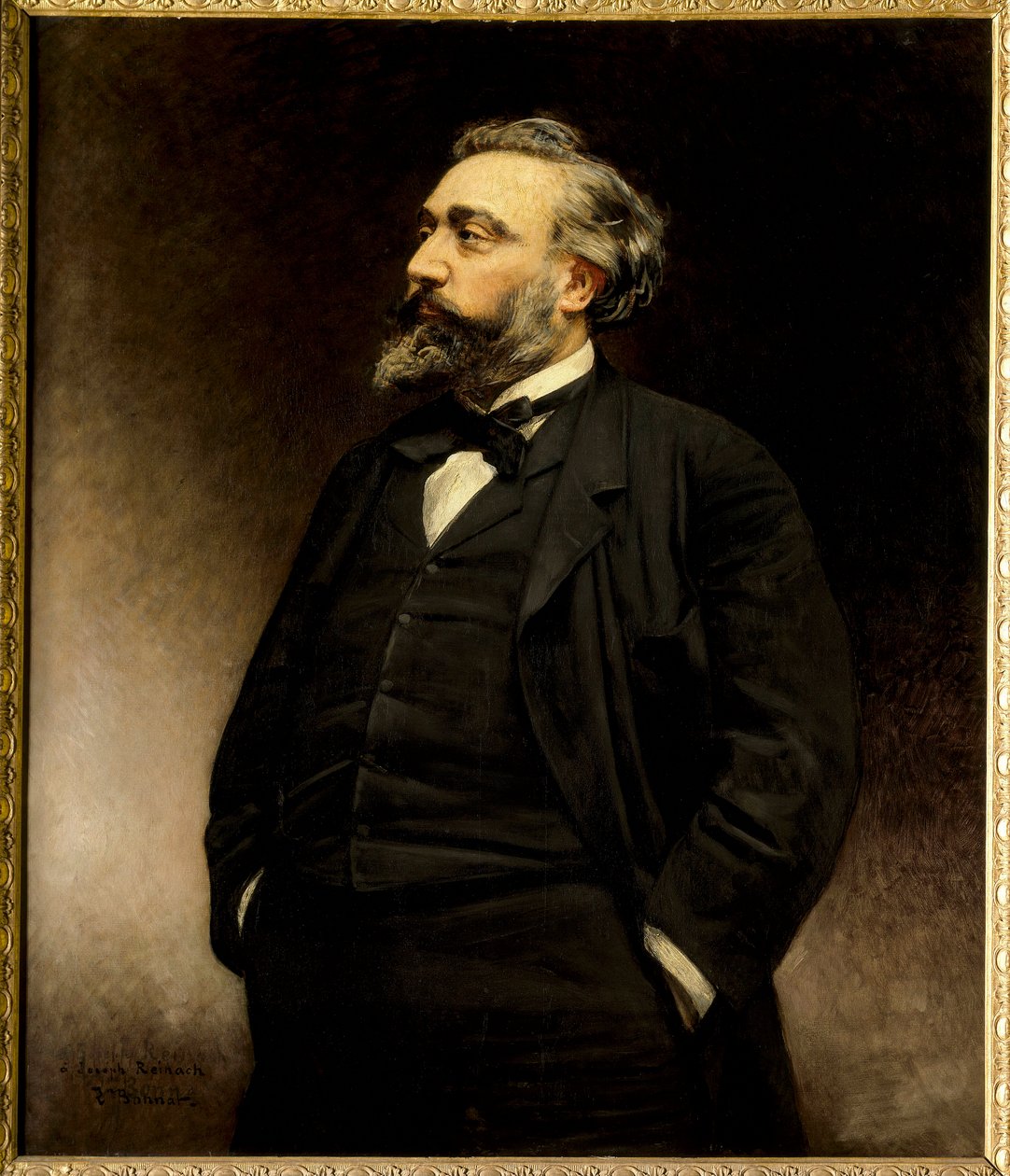 Portrait of Leon Gambetta (1838-1882) French politician by Leon Joseph Florentin Bonnat