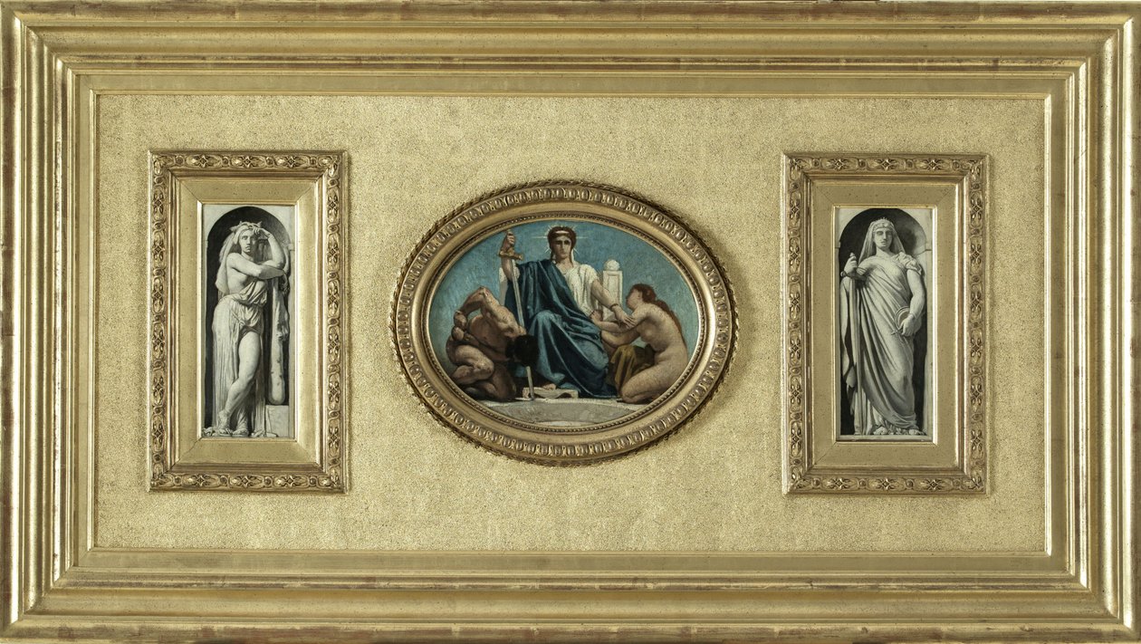 Sketch for the Palais de Justice de Paris: La Force, ca. 1873 by Leon Joseph Florentin Bonnat