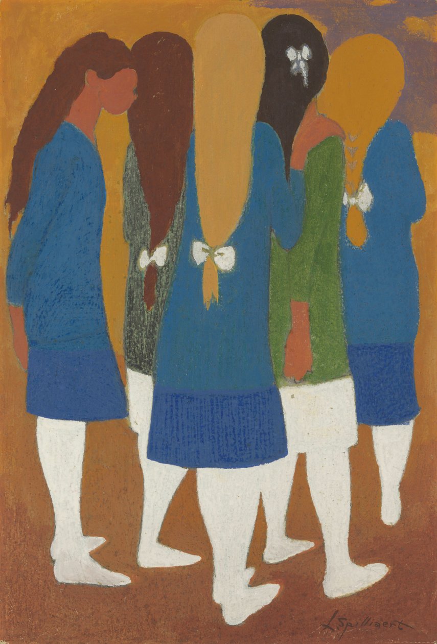 Girls with White Stockings by Leon Spilliaert