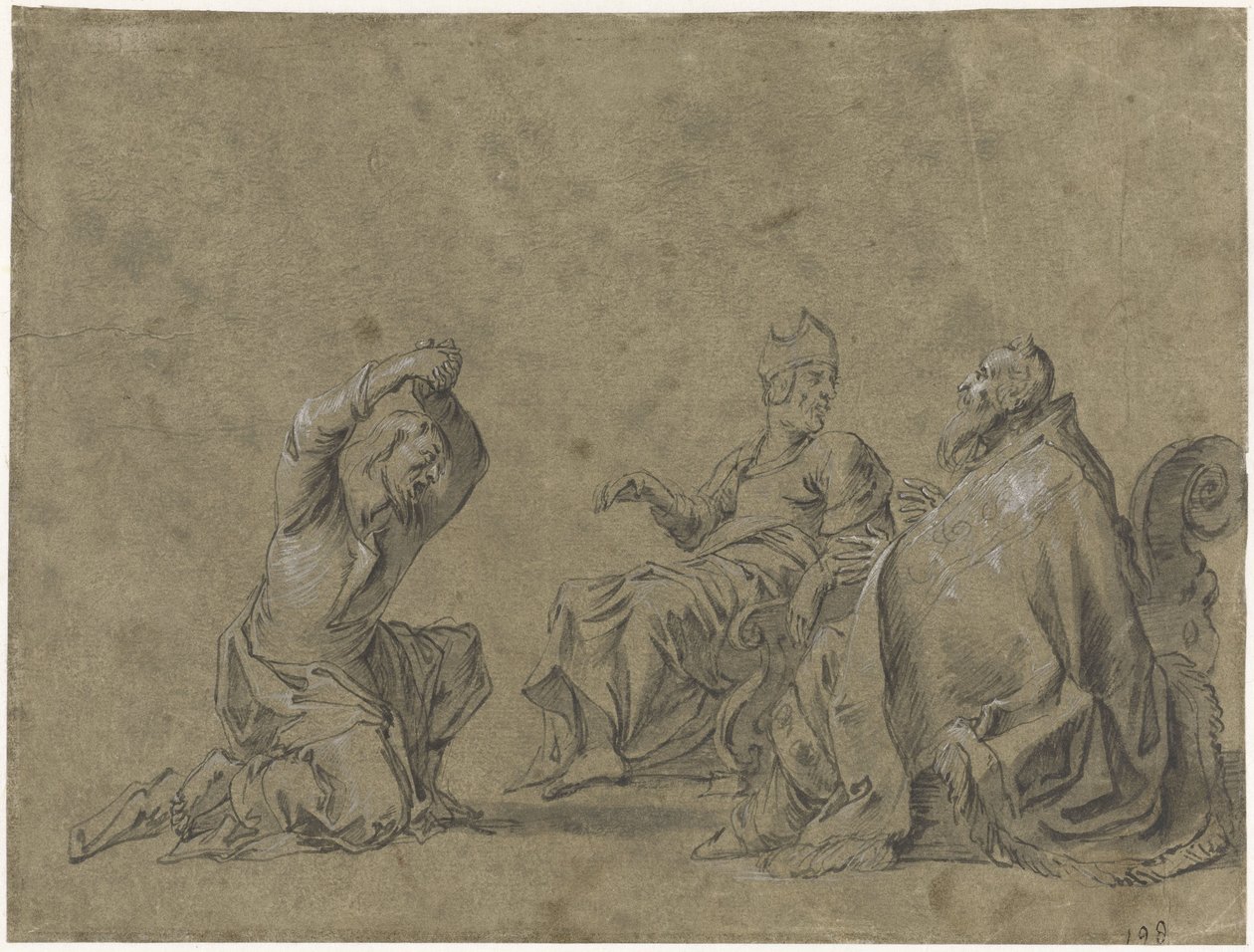 Judas Returns the Silver Coins by Leonaert Bramer