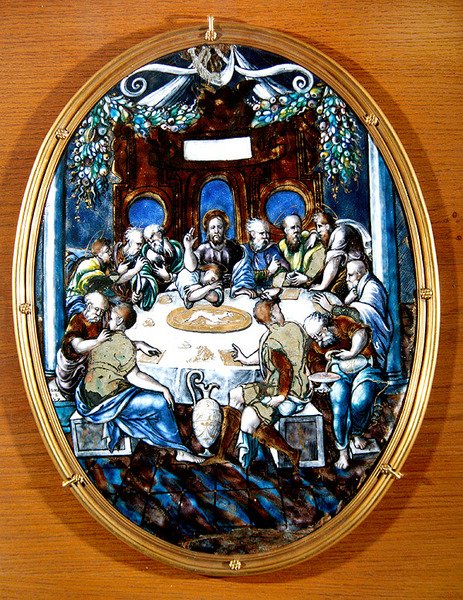 The Last Supper by Leonard Limosin