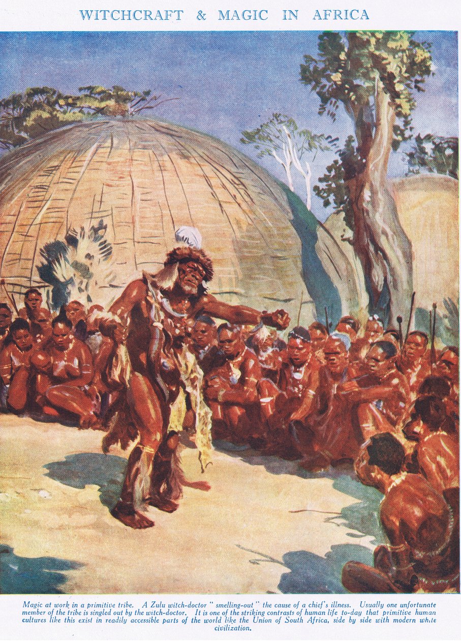 Witchcraft and Magic in Africa, illustration from 