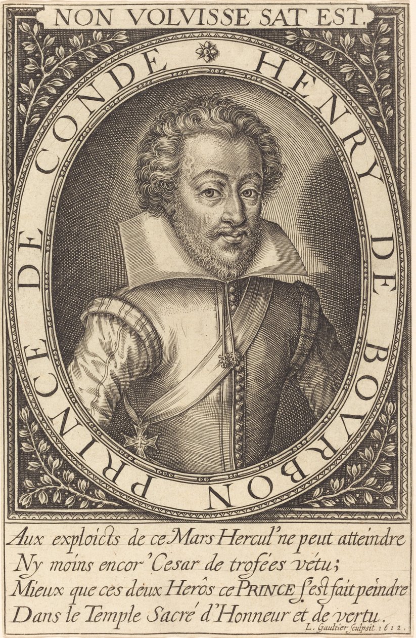Henry de Bourbon, Prince de Condé by Leonard Gaultier