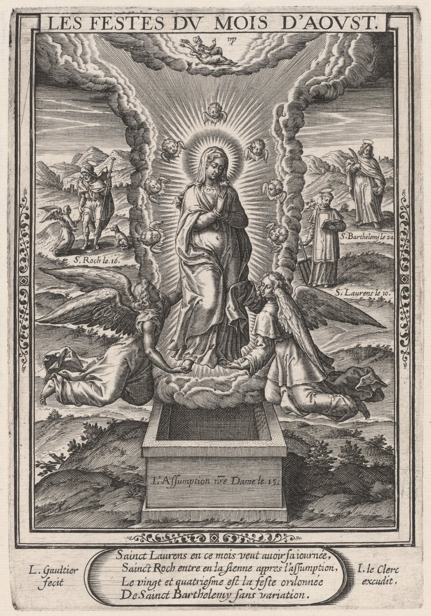 The Festivals of the Month of August (August: The Assumption) by Leonard Gaultier