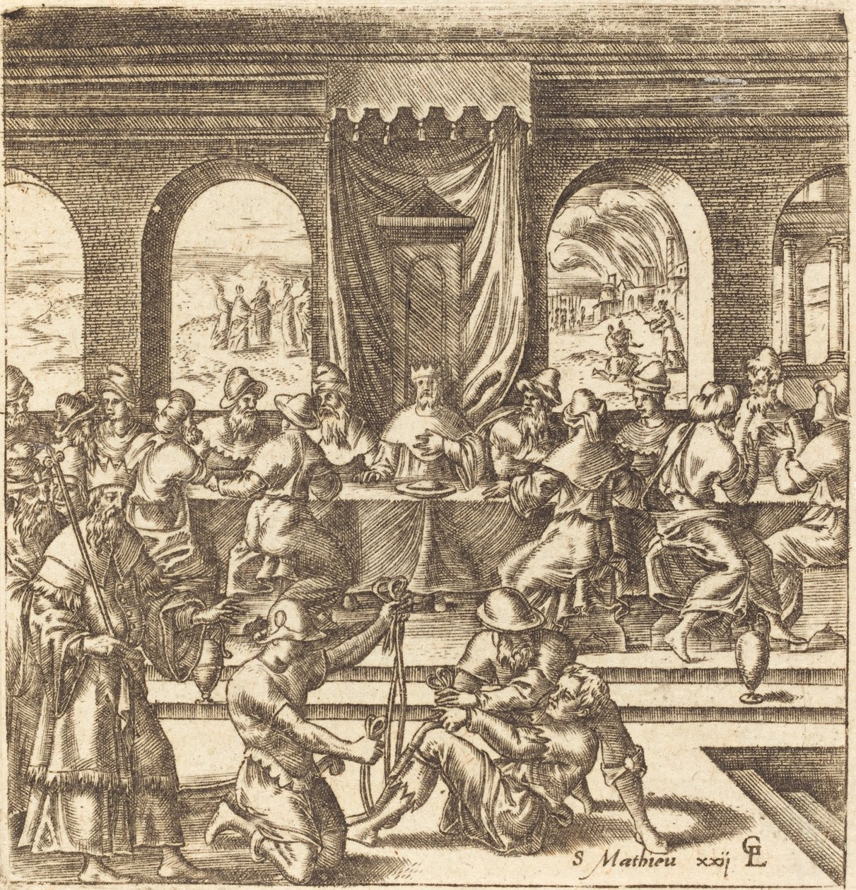The Parable of the Marriage Feast by Leonard Gaultier