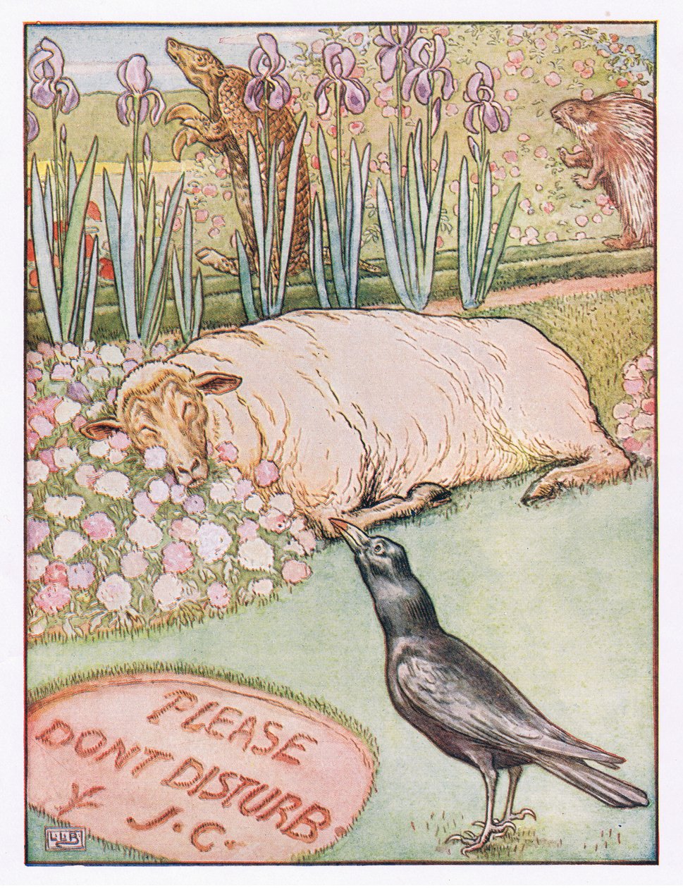 And the Sheep Went to Sleep, Illustration from 