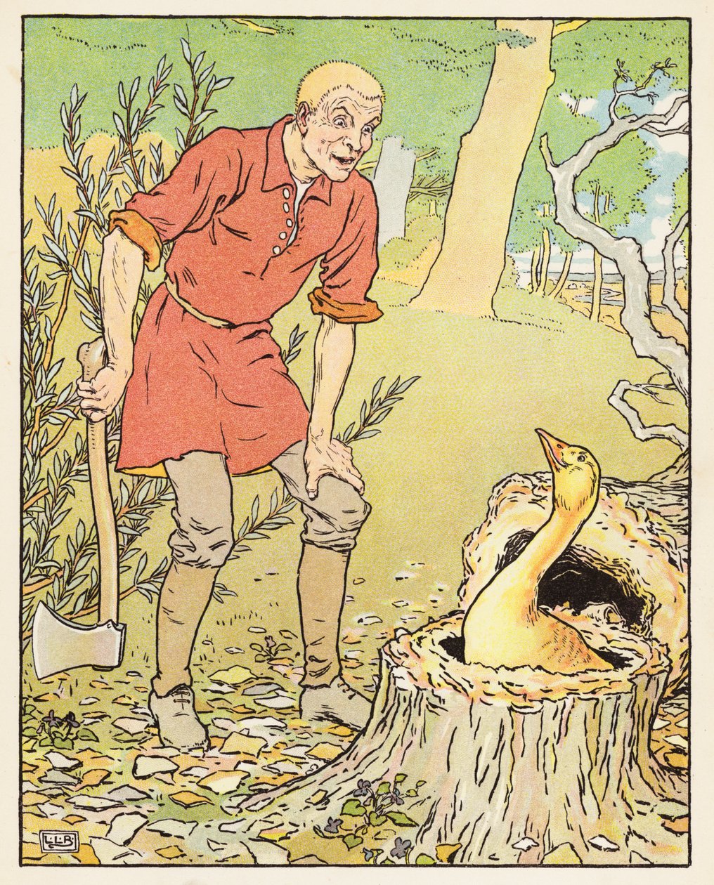 The Golden Goose by Leonard Leslie Brooke