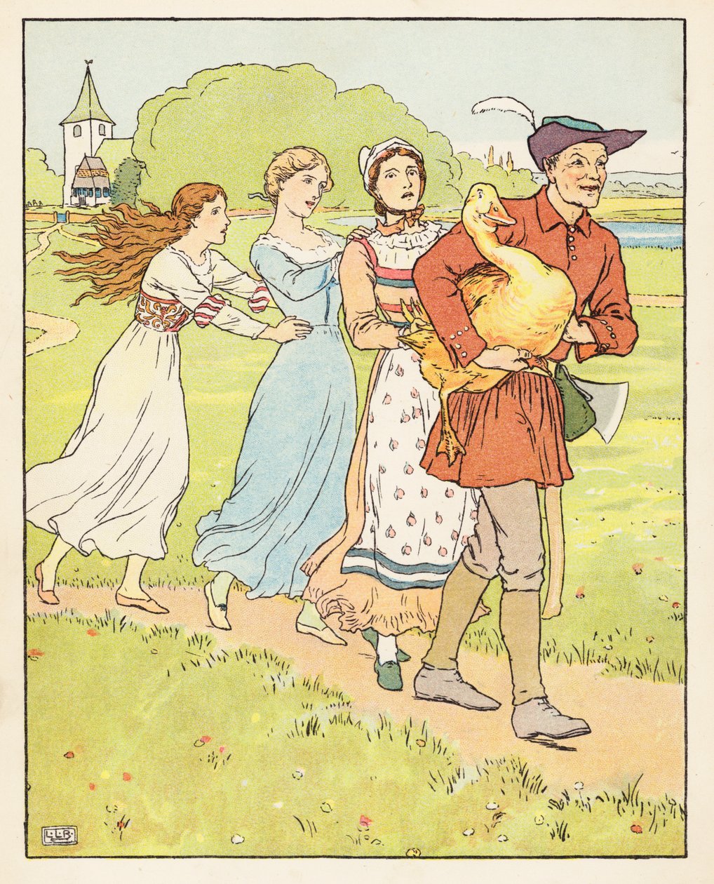 The Golden Goose by Leonard Leslie Brooke