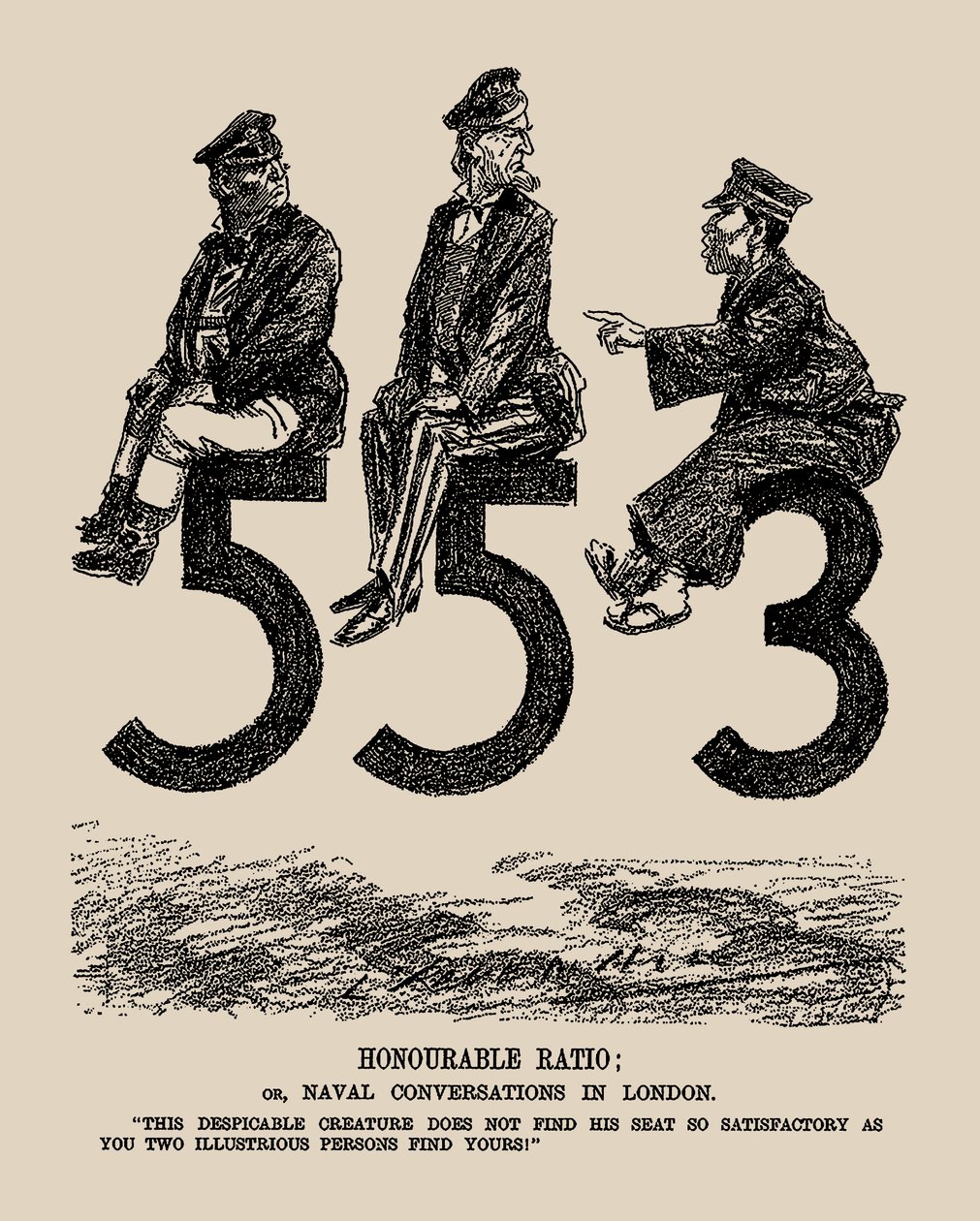 Honourable Ratio or Naval Conversations in London by Leonard Raven Hill
