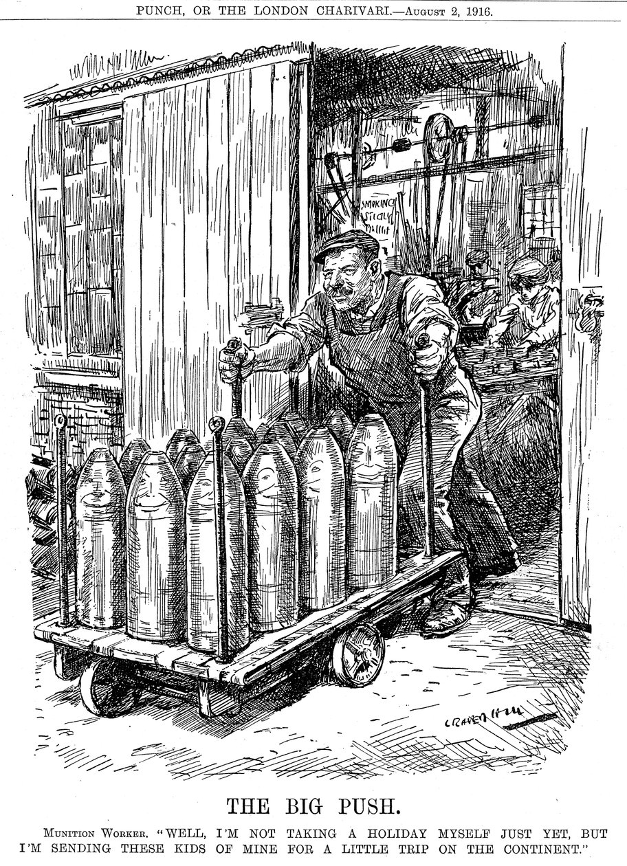 The Big Push, 1916 by Leonard Raven Hill