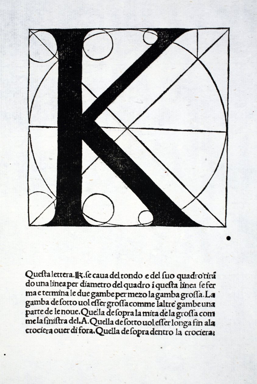K, illustration from 