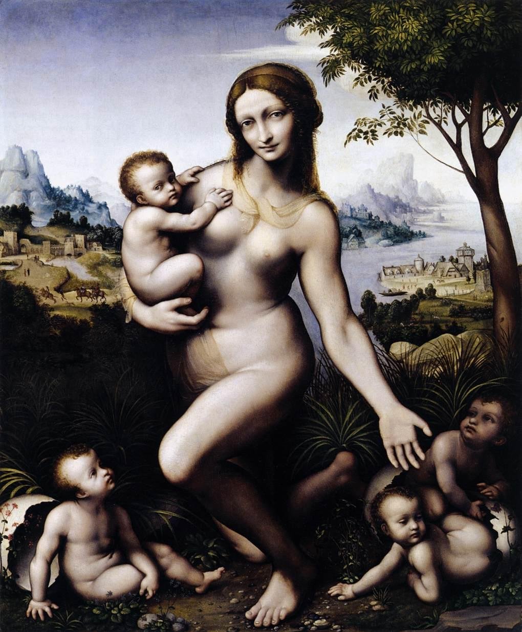Leda and her Children by Leonardo da Vinci