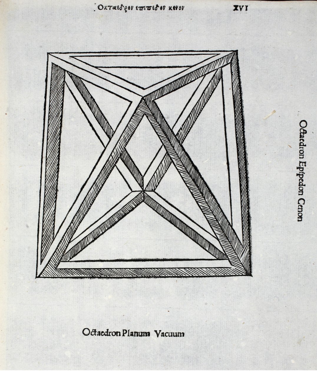 Octocedron planum vacuum, illustration from 