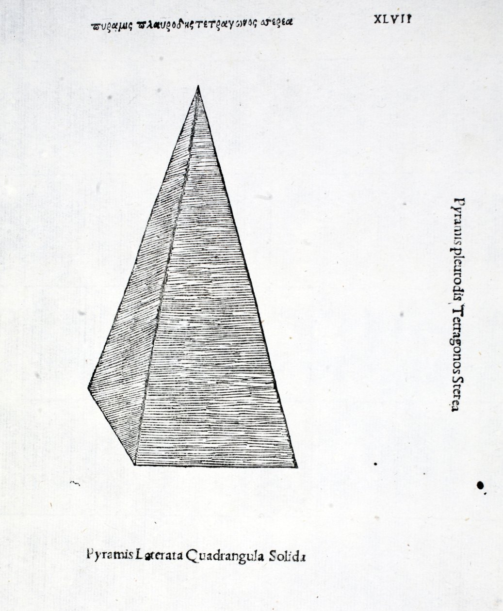 Pyramis Laterata Quadrangula Solida, Illustration from 