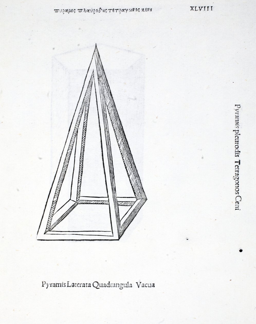 Pyramis laterata quadrangula vacua, illustration from 