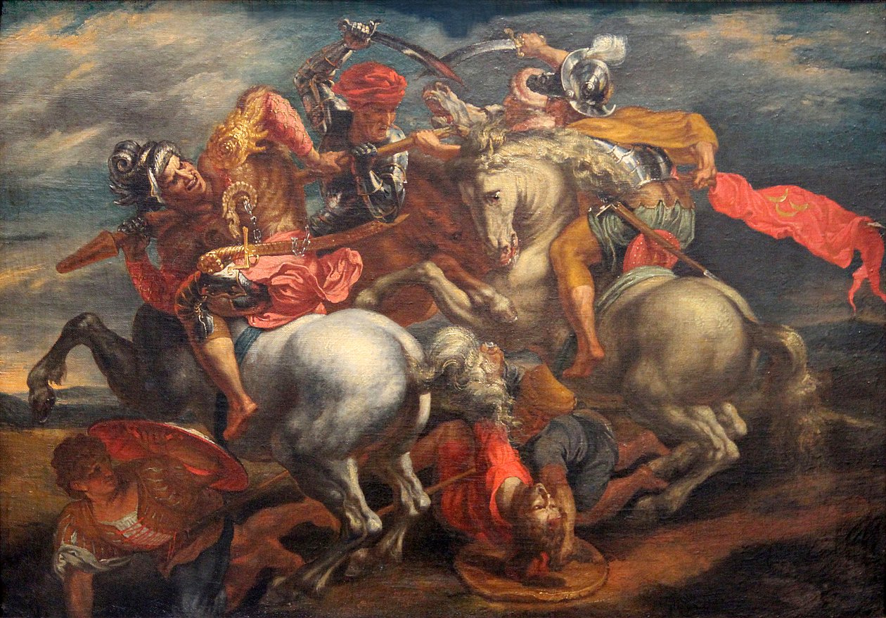 The Battle of Anghiari by Leonardo da Vinci