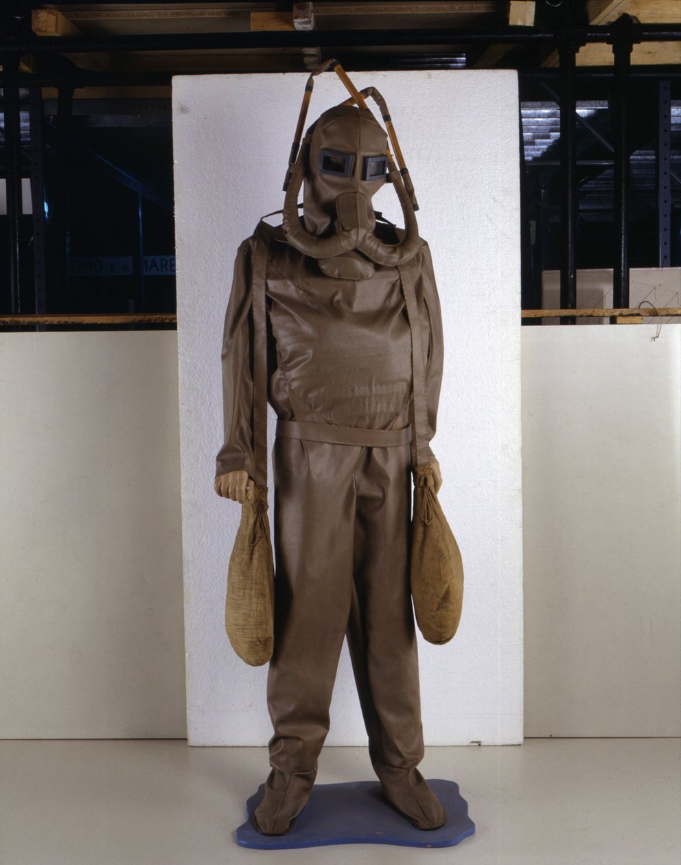 Scuba Model from the Design by Leonardo da Vinci by Leonardo da (after) Vinci