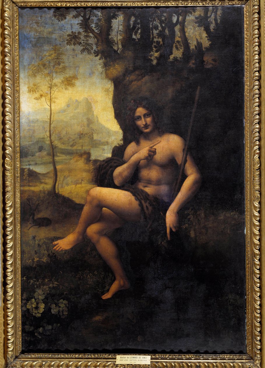 Bacchus by Leonardo da (studio of) Vinci