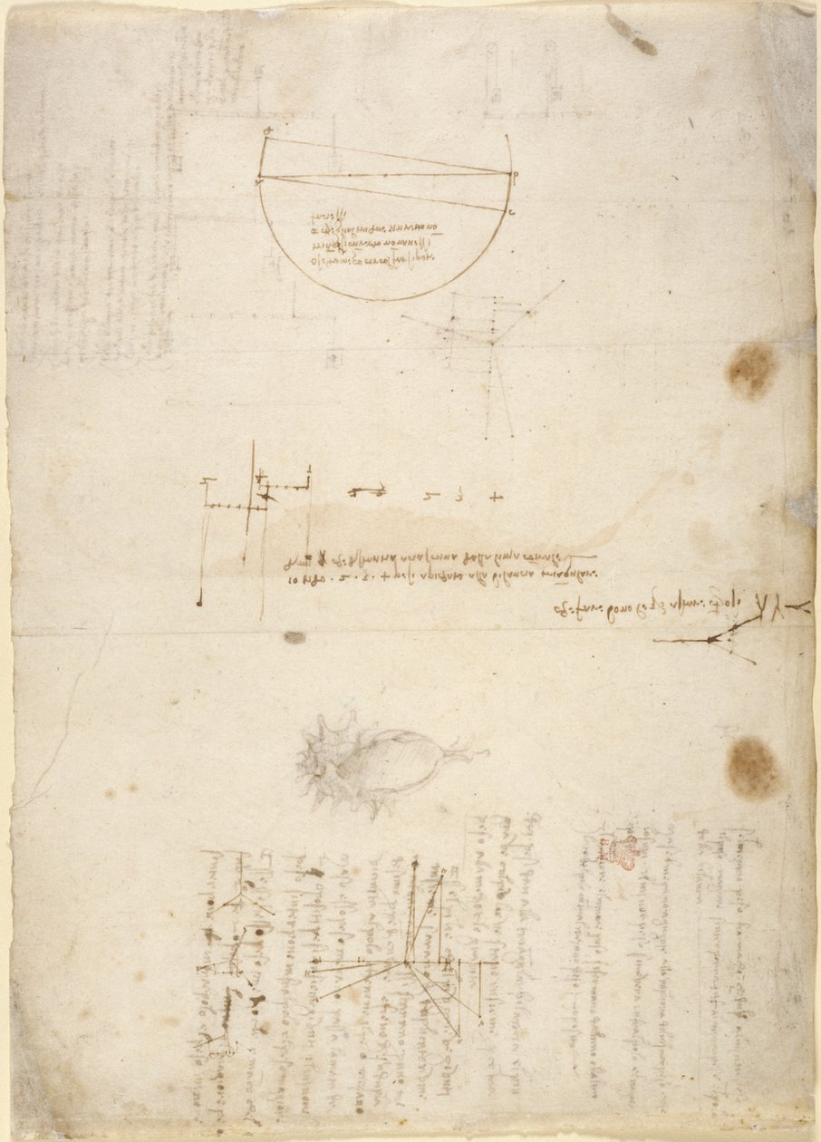 Notes and diagrams on mechanics, from 