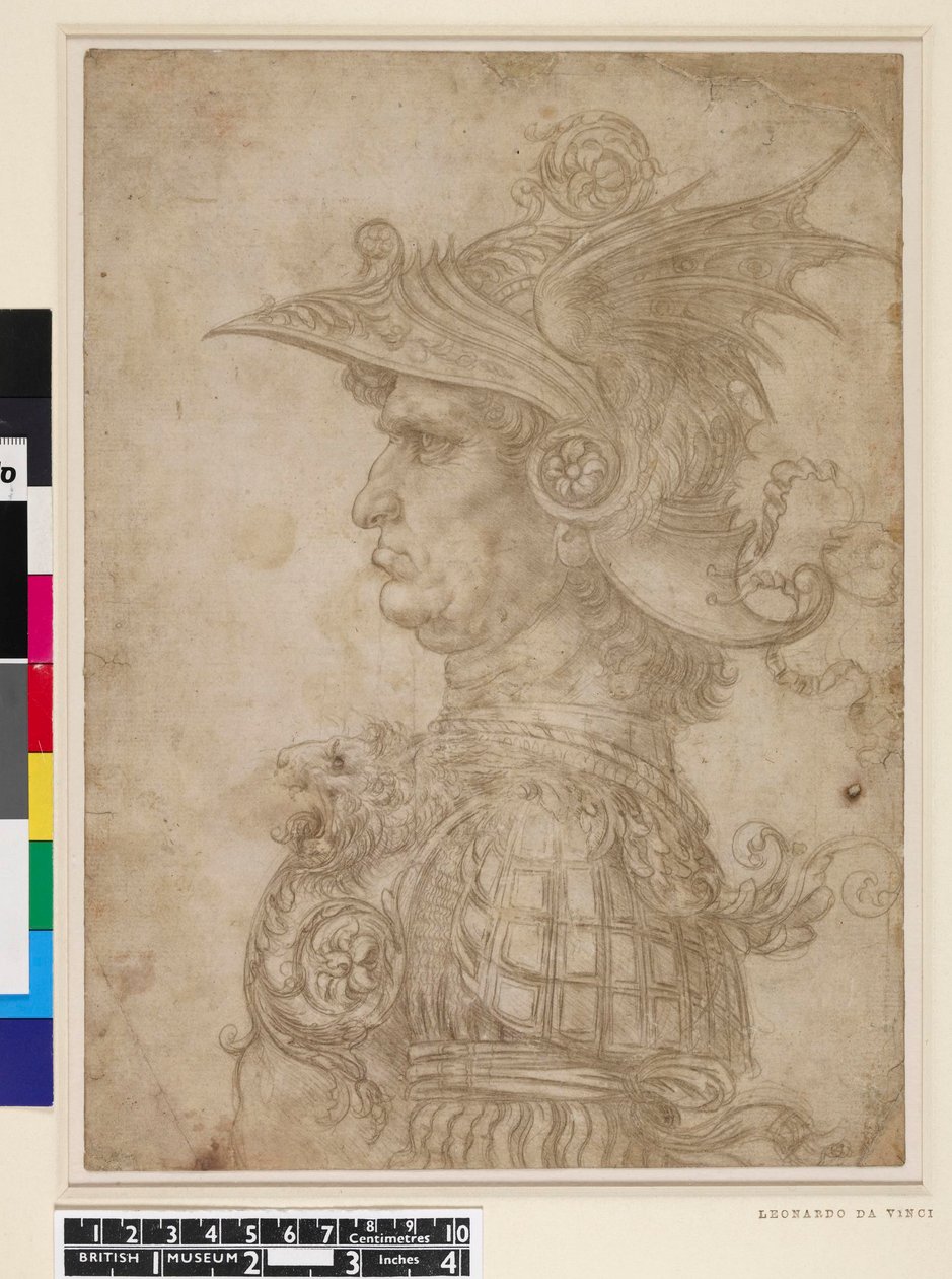 Bust of a Warrior by Leonardo da Vinci