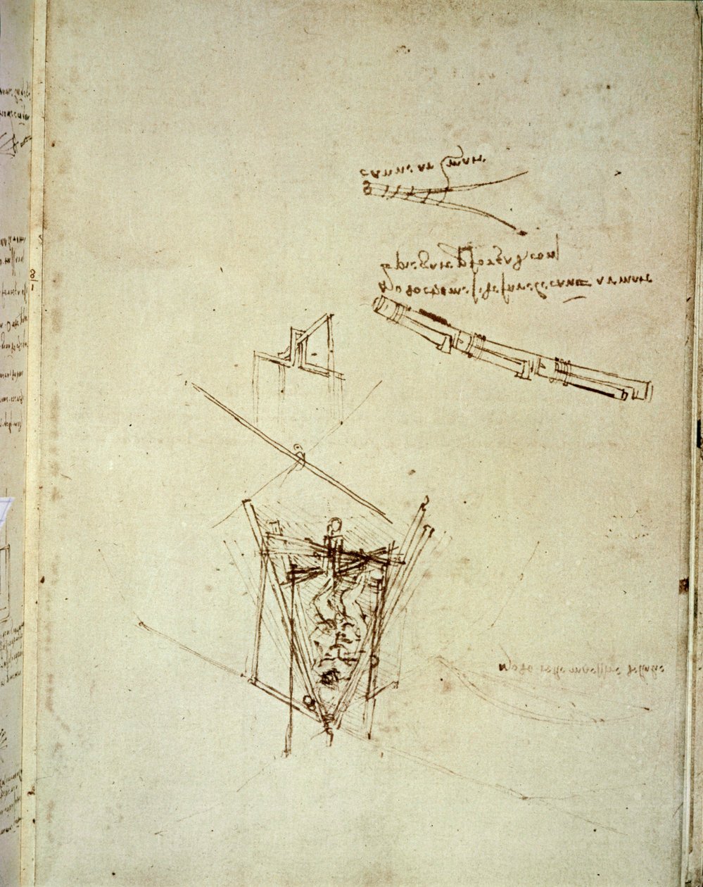 Design for a Flying Machine by Leonardo da Vinci