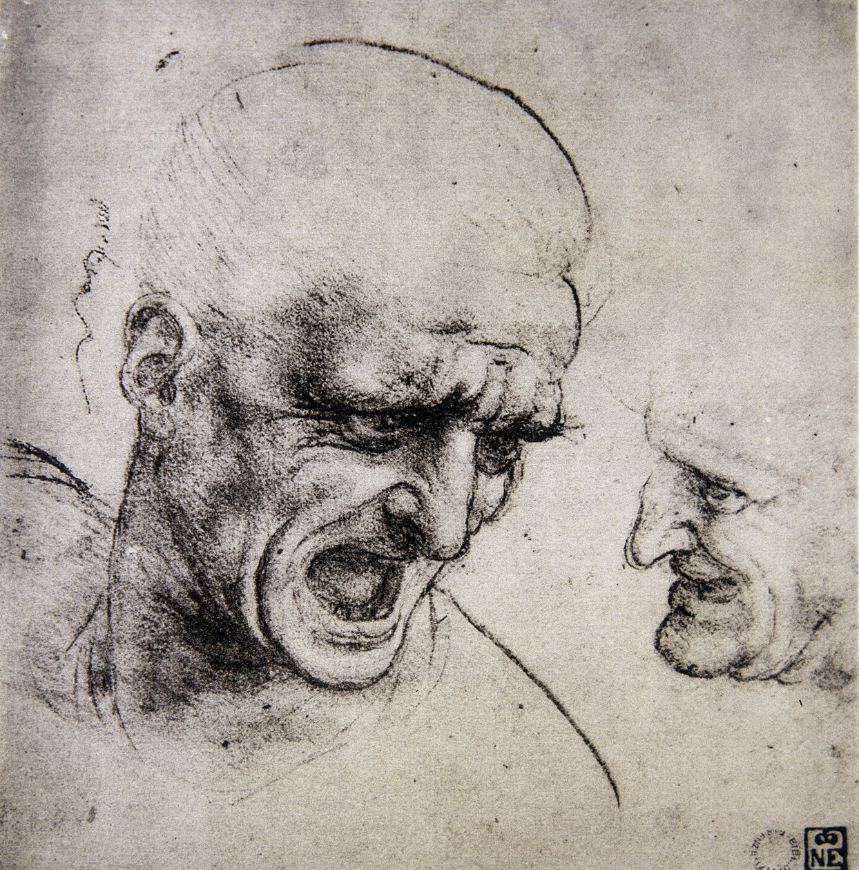 Study for the Battle of Anghiari by Leonardo da Vinci