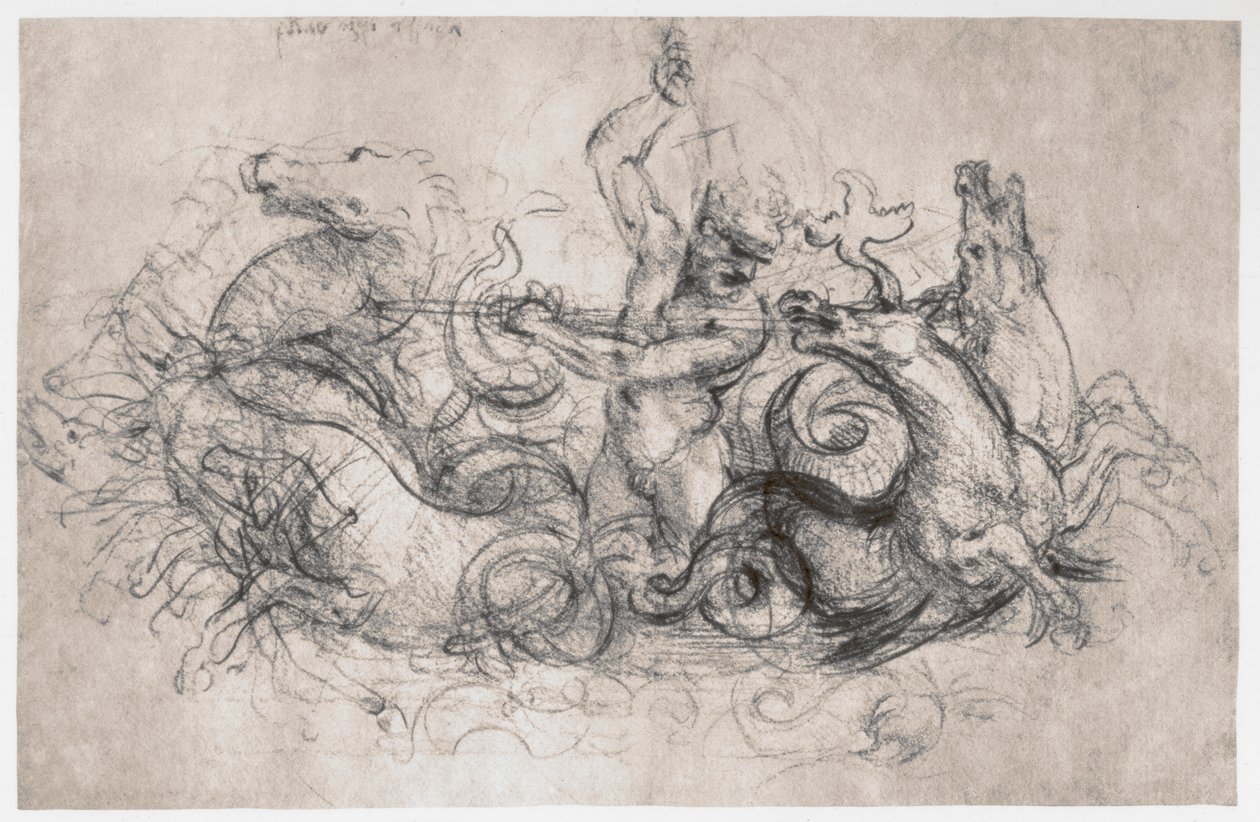 Neptune by Leonardo da Vinci
