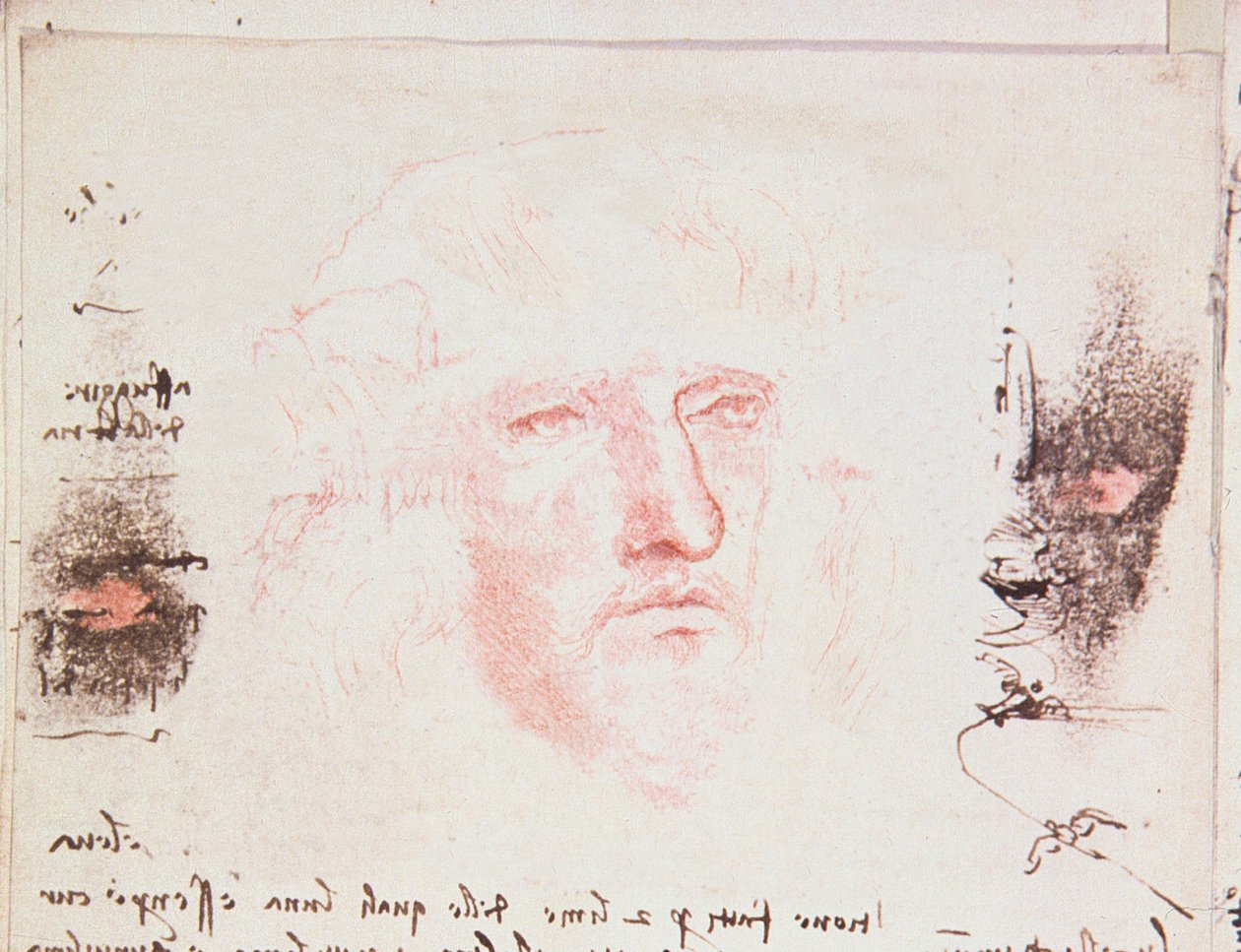 Notes on the Changes of Direction in Flight, Manuscript Page from Codici Rari III 35.2, fol. 10v from Treatise on the Flight of Birds, 1505 by Leonardo da Vinci