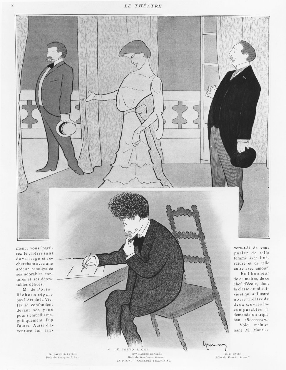 Caricature of the Play 