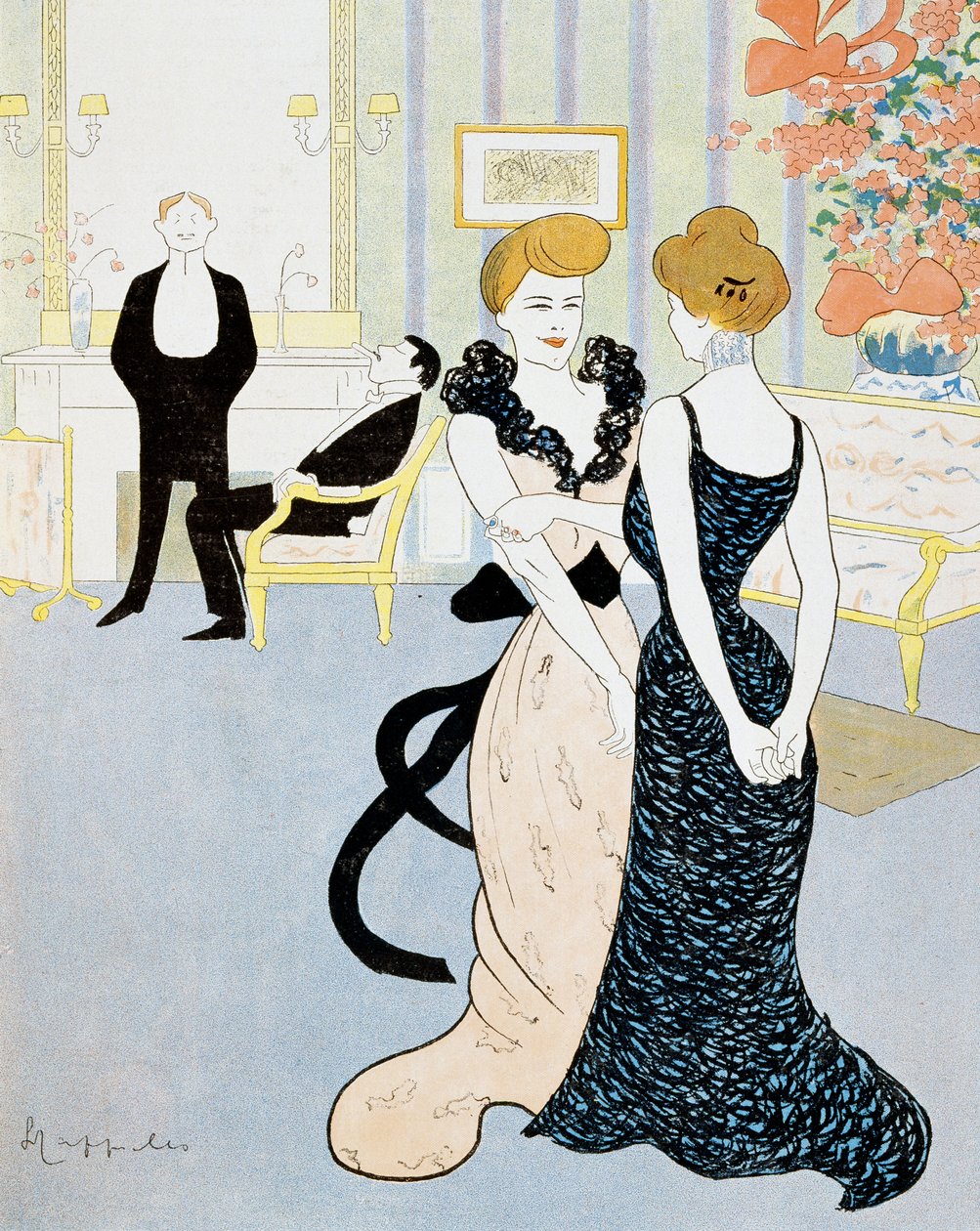 Another solution to enigma, drawing by Leonetto Cappiello by Leonetto Cappiello