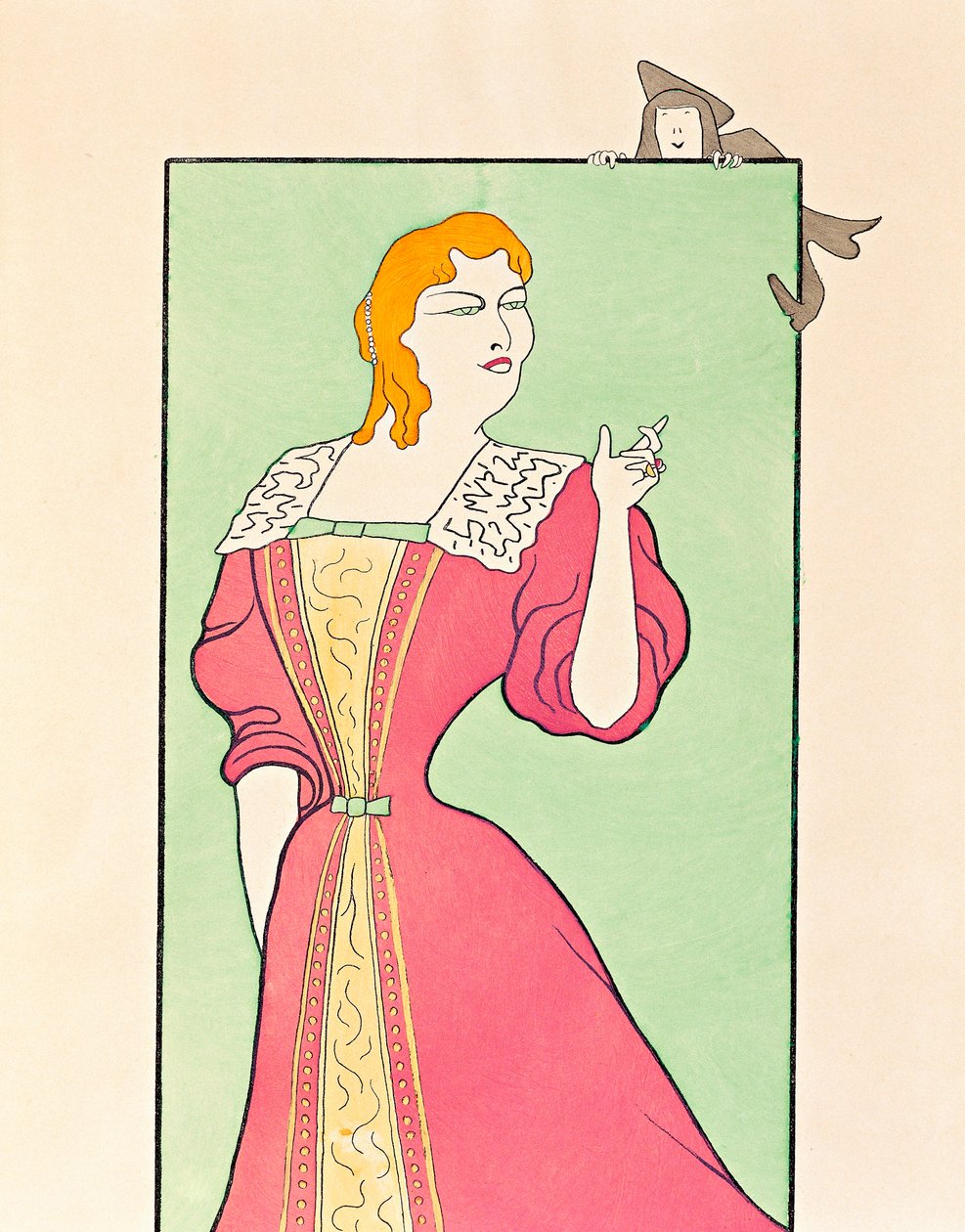 The Actor Marie-Louise Marsy Playing Elmire in 