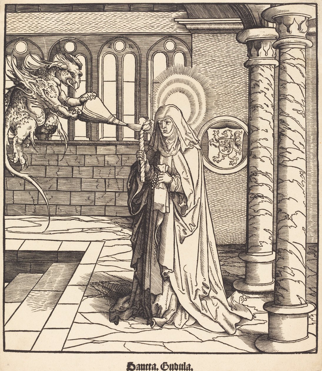 Saint Gudula by Leonhard Beck