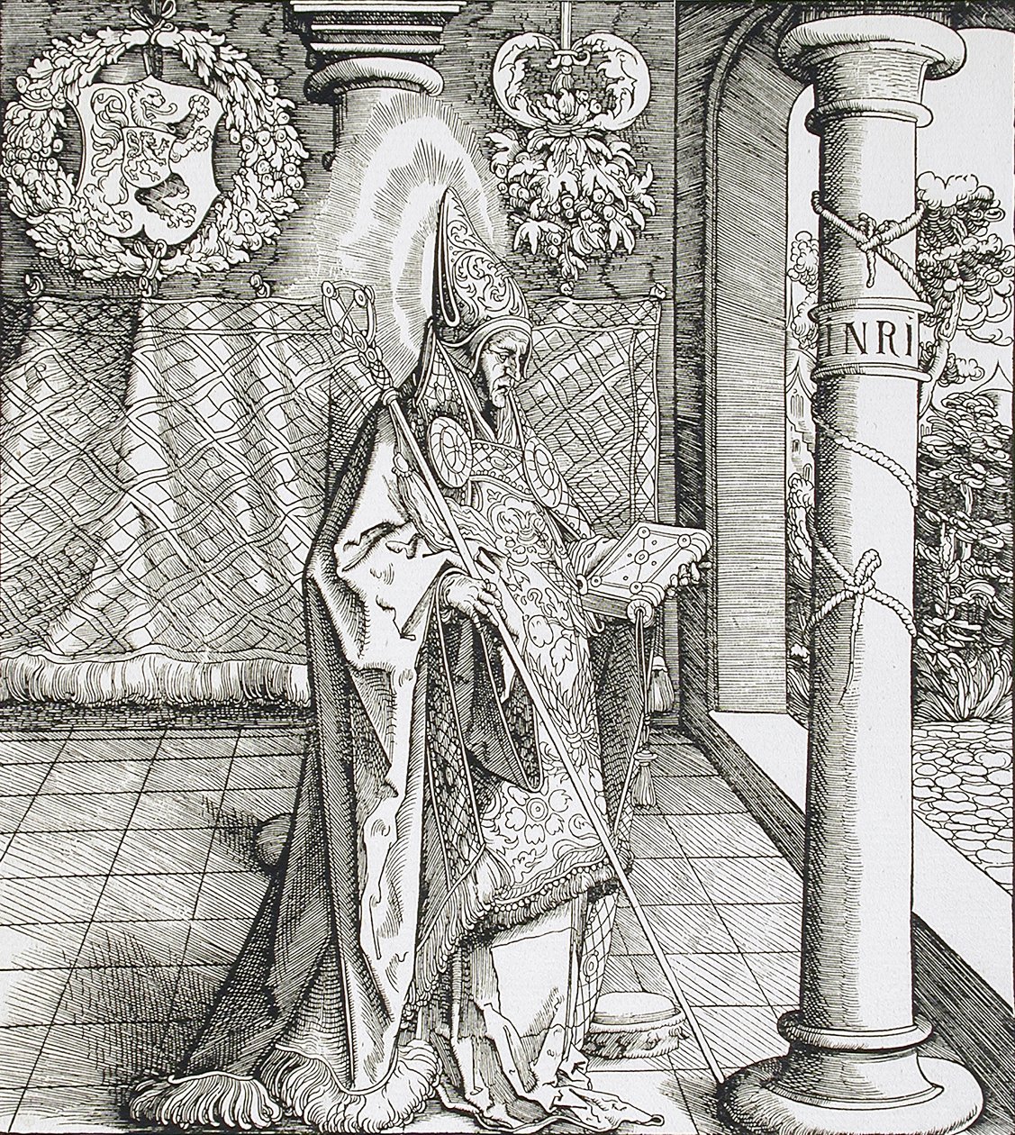 Saint Pharahildis by Leonhard Beck