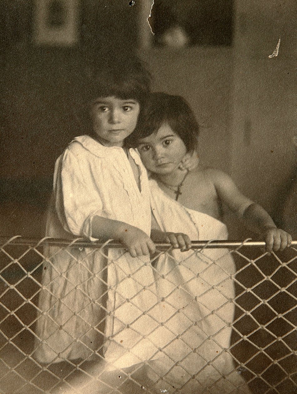Portrait of two children, late 19th or early 20th century by Leonid Andreyev
