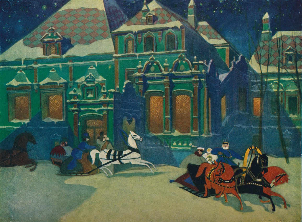 The Boyard Palace of the Princes Youssoupoff in Moscow by Leonid Brailovsky