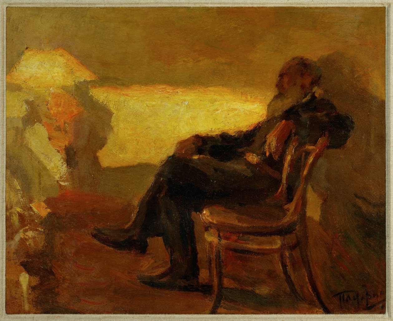Expected Leo Tolstoy by Leonid Osipovic Pasternak