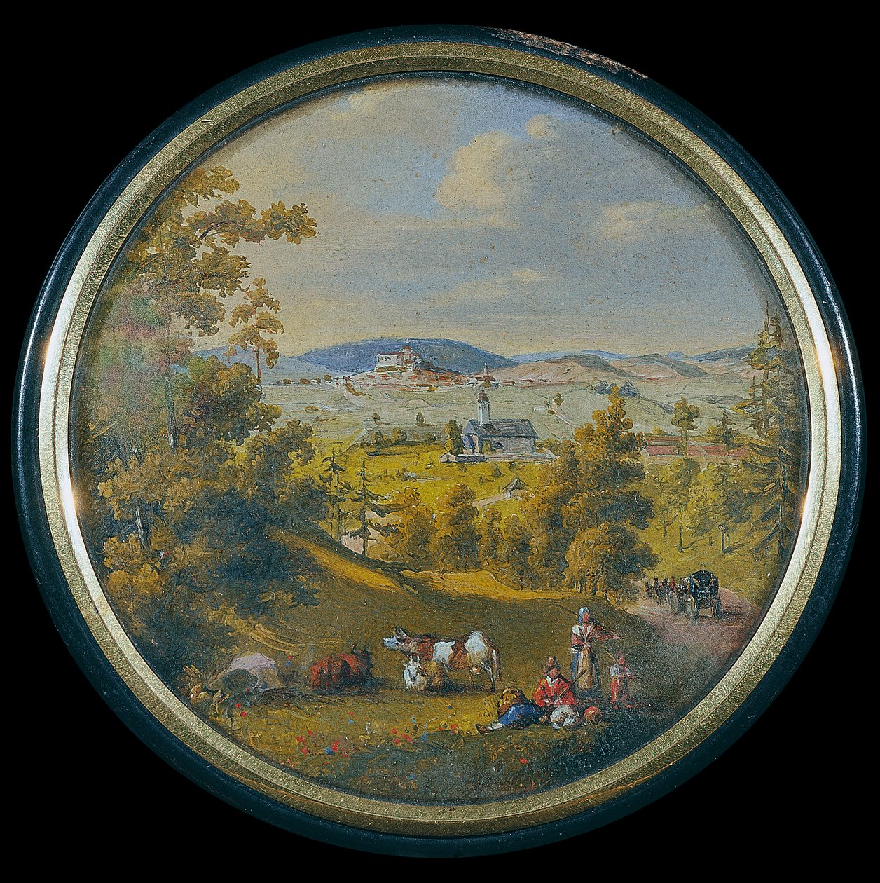 View of Weitra in the Waldviertel by Leopold Blonder