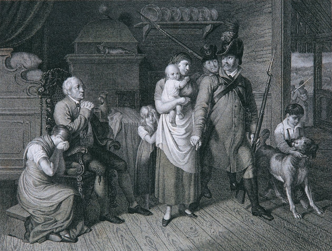 The Farewell of the Militiaman by Leopold Blonder