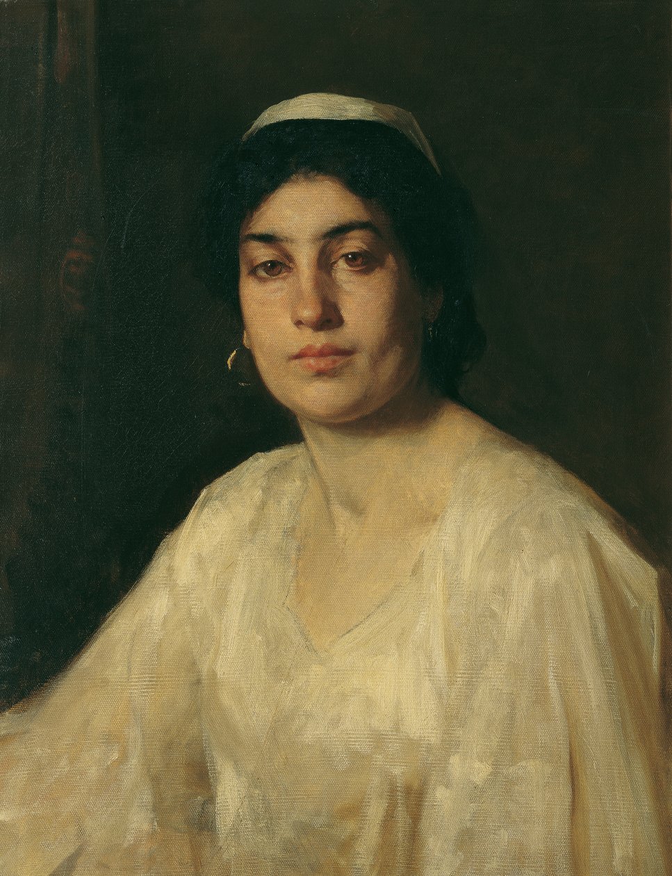 Portrait of an Egyptian Woman by Leopold Carl Muller