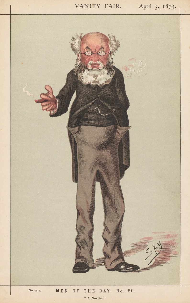 Vanity Fair: Men of the Day, No. 60, A Novelist by Leslie Matthew
