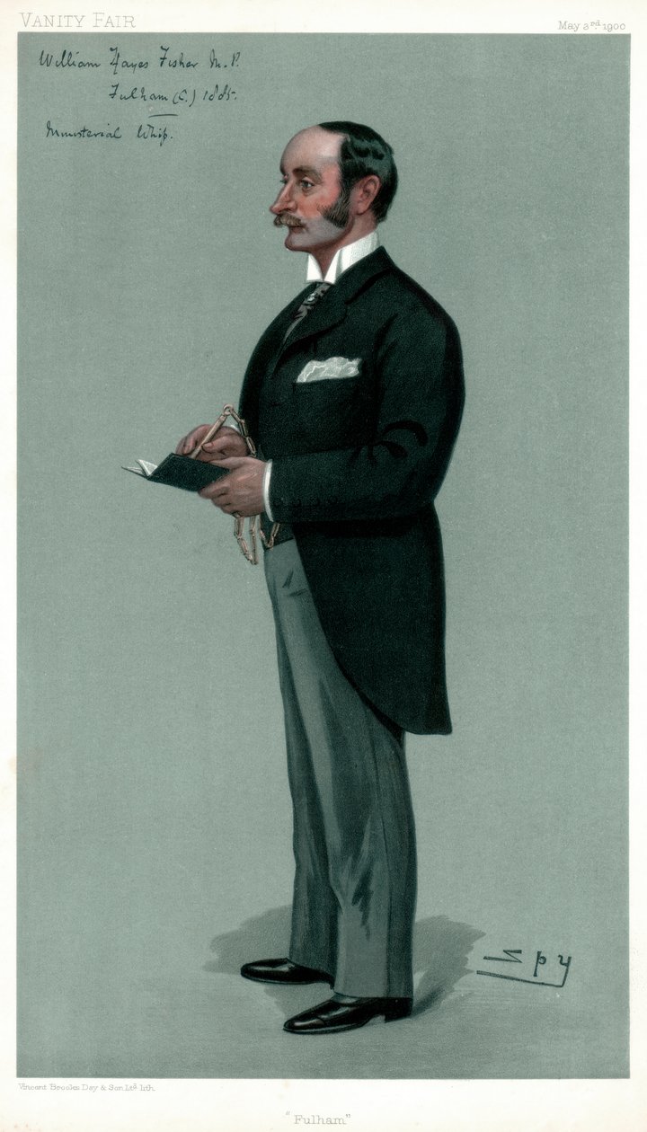 William Hayes Fisher, British politician, 1900 by Leslie Matthew Ward