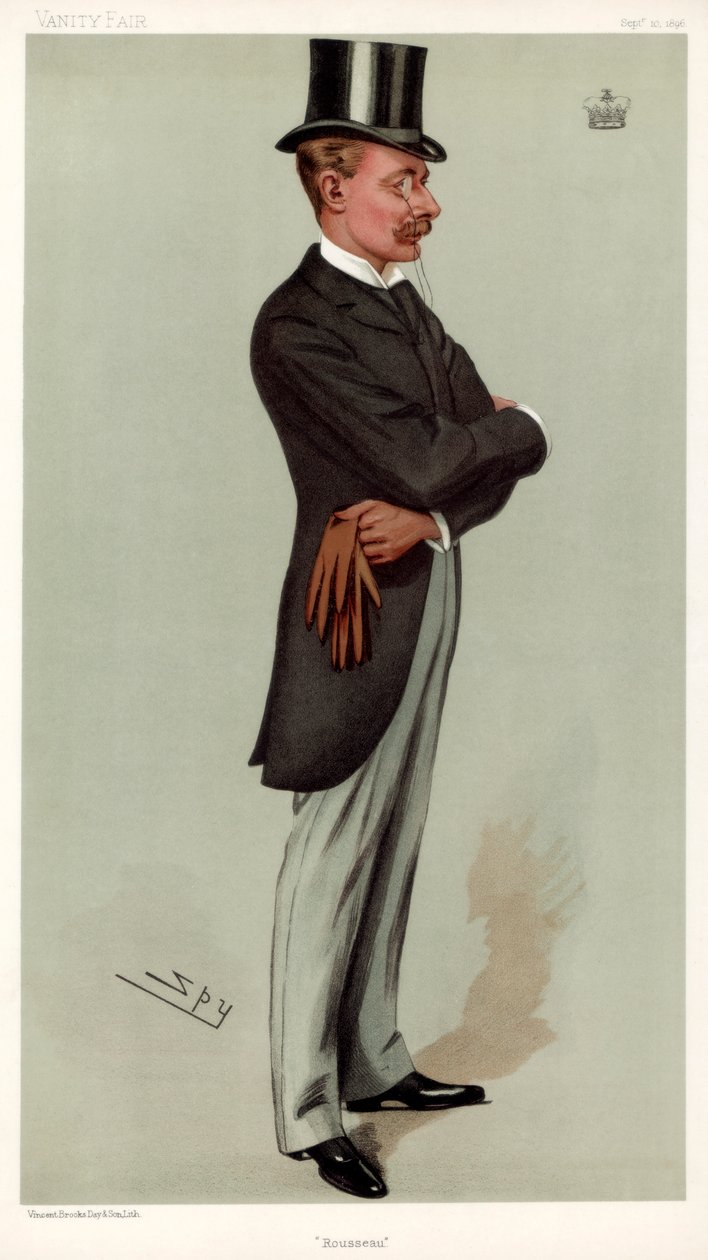 Rousseau, the Duke of Bedford by Leslie Matthew Ward