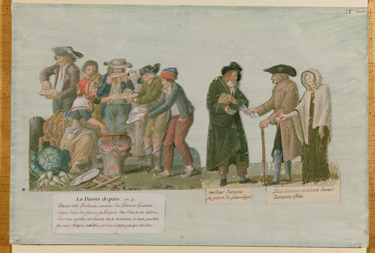 The Bread Famine and the Pawnbroker by Lesueur Brothers