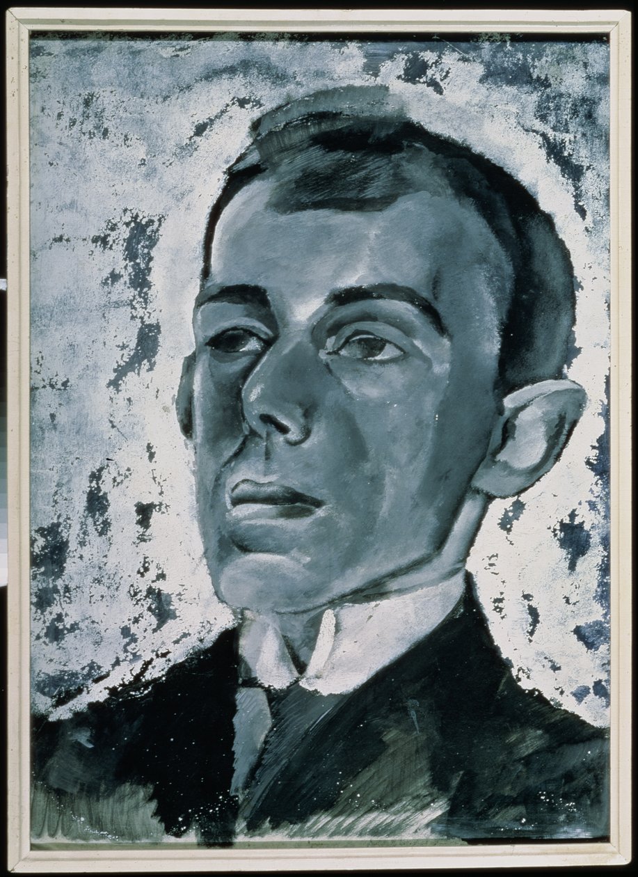 Portrait of the Poet Ossip Mandelstam by Lev Aleksandrovitc Bruni