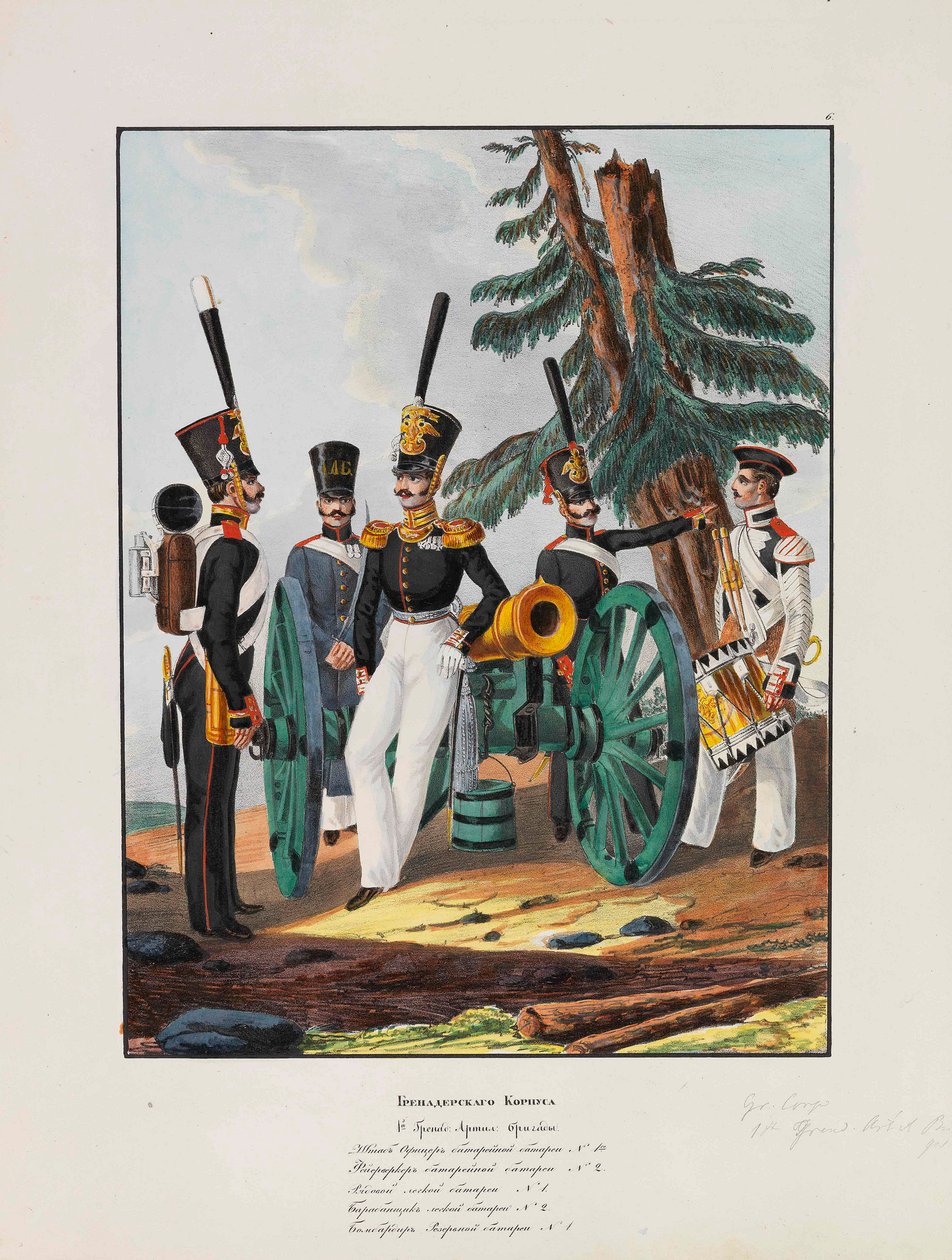 1st Grenadier Division of the Imperial Russian Army, 1837-1839 by Lev Alexandrovich Belousov